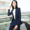 Nuevo Traje Profesional 2023 Moda Primavera para Mujer Traje de Manga Larga Ajustado Temperamento Vestido de Entrevista Ropa de Trabajo para Hotel