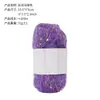 Linha de Gorro Linha de Cachecol Lã Tricotado à Mão Ponto Colorido mohair diy Arco-íris Ping Pong Linha Mista Linha Tricotada de Casal