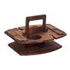 Estante de vino de madera transfronterizo, estante de almacenamiento portátil, mesa de picnic al aire libre, copa de vino de frutas desmontable, estante de alimentos de múltiples capas