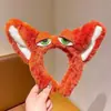Faixa de Pelúcia Judy Nick para Crianças Orelhas de Coelho Fofas Acessório de Cabeça para Meninas Pequenas Chapéu de Policial Coelho Presilha de Cabelo