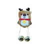Broche de Boneca Sino de Natal de Pelúcia Desenho Animado DIY Alce Fofo Boneco de Neve Árvore de Natal Acessórios Acessórios Atacado