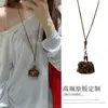 Girasol Ouni Mismo Estilo Collar de Corazón Cadena Larga de Sudadera Plata Ins Accesorios Simples Coreanos Apilamiento de Alta Gama