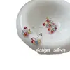Joyería de plata de diseño fresco y único estilo coreano primavera-verano Plata S925 Exquisitos pendientes de uva con circonita de colores para mujer lindos