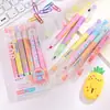 Canetas Fluorescentes Fofas, Canetas Coloridas de Desenho Animado Fofas para Diário, Canetas Marcadoras para Estudantes, Canetas Marcadoras Amigáveis aos Olhos, Conjunto de Caixa com Patas de Gato