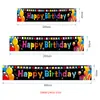 Banner de Cumpleaños Transfronterizo Fiesta Conmemorativa Globo Rosa Decoración de Escena Suministros de Decoración Estilo Ins Personalizado