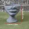 Producto Nuevo de Impresión 3D Más Vendido Transfronterizo: Maceta Moderna con Forma de Labios, Multifuncional y Duradera, Adecuada para la Decoración de la Sala de Estar, el Dormitorio y la Oficina