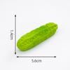 Calabaza Artificial Creativa Pimiento Verde Verdura Pequeña Comida Juguete DIY Decoración Bolsa Ciega Accesorios para Colgar Mini Escritorio Adornos Pequeños