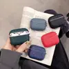 Adequado para Capa Protetora de AirPods 1ª/2ª Geração Padrão Tecido de Silicone Apple 3ª Geração Pro Capa para Fone de Ouvido Bluetooth Sem Fio Dissipação de Calor