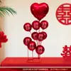 Conjunto de Decoração de Mesa Flutuante com Balões para Casamento Noivado Sala de Estar Quarto de Casamento Decoração de Mesa de Escritório Casa Nova Mesinha de Cabeceira Enfeites