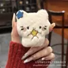 Novo Pingente Broche Grampo de Cabelo Decoração para Roupas Mochila Chaveiro Boneca Gatinho Fofo Chaveiro de Pelúcia