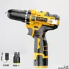 Taladro Eléctrico Airede Taladro Eléctrico Recargable para el Hogar Destornillador Eléctrico Batería de Litio Taladro Pistola Destornillador Eléctrico Herramienta Eléctrica
