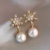 Brincos de Pérola Retrô Franceses para Mulheres, Luxo Leve, Brincos de Alta Qualidade, Brincos de Design Exclusivo, Brincos para Viagem de Férias Atacado