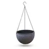 Vasos Cestos Suspensos de Plástico Rattan para Plantas Verdes Suculentas, Vasos Suspensos Hidropônicos Autoabsorventes para Orquídeas, Vasos de Flores Suspensos Favo de Mel Atacado