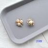 Placa de flor de liga de strass fivela decorativa acessórios de joia diy acessórios de cabelo feitos à mão material de decoração de laço para adorno de cabeça