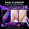 Set de 12 bolígrafos fluorescentes UV, marcadores para pintura facial y graffiti corporal que brillan en la oscuridad, herramientas creativas para fiestas en bares y Halloween