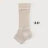 Calcetines de Primavera y Verano con Rayas Verticales, Transpirables y Simples, Calcetines Largos Holgados de Color Sólido Ultra Delgados para Mujer, Estilo Lolita Ballet