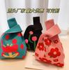 Bolsa de Tricô Bolsa de Presente Lembrança Bolsa de Tecido Bolsa de Presente Bolsa de Pulso Fashion Bolsa de Mão para Influenciador Bolsa Saco Feminina