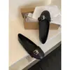 Bailarinas con Hebilla Francesa para Mujer Punta Redonda Corte Bajo Planas Zapatos de una Sola Pieza Versátiles para Viajar Mary Janes Otoño 2026