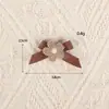 Accesorios de Tela para Niños Listos para Usar Moño Flor Forma de Cereza DIY Lindos Accesorios para el Cabello Ropa Velcro