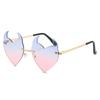 Gafas de Sol Sin Marco Nuevas 2026, Gafas de Sol Irregulares de Moda Trendy para Fiesta, Baile, Club, Venta al por Mayor desde el Fabricante