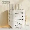 Caixa de Armazenamento para Roteador Wifi Tomada de Mesa Organizador de Fios de Rede Óptica Sem Fio Rack de Armazenamento para Set-Top Box de TV