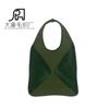 2023 Amazon ebay Más Vendido Bolso Tejido Retro Simple Combinable Bolso Grande Bolso de Mano Tejido con Costuras para Mujer