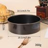Forma Redonda para Bolo com Fundo Removível 8 polegadas 6 polegadas Antiaderente Aço Carbono Chiffon Mousse Queijo Ferramenta de Assar Assar no Forno