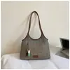 Bolsa de Ombro Retrô Simples Shuai Mi Home para Mulheres Verão 2026 Nova Bolsa de Axila Grande Capacidade Casual para Férias