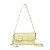 Bolso cruzado de moda nuevo de nicho coreano para mujer, bolso cuadrado pequeño simple y versátil, bolso de hombro para el antebrazo casual para ir al trabajo