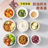 Tazón Desechable de Pulpa Tazón para Ensalada Tazón de Pulpa Biodegradable para Llevar Lonchera con Tapa Tazón Redondo de Papel Caja Completa Venta al por Mayor
