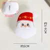 Broche Desenho Animado Fofo Enfeite de Pelúcia Papai Noel Árvore de Natal Rena Acessórios DIY Acessórios Doces de Natal