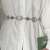 Corrente de Cintura Estilo Corrente de Metal para Mulheres, Adequada para Vestidos, Afinar a Cintura, Cinto para Terno, Faixa Decorativa para Cintura, Cinto Versátil para Suéter, Moderno