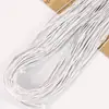 Banda elástica redonda de 0.8-2.0 mm, cordón elástico de látex colorido para joyería, manualidades hechas a mano y pulseras