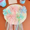 Acessórios de Cabelo com Laço para Meninas Grampos de Cabelo Adorno de Trança para Crianças Presilhas de Bebê Fitas para Meninas Pequenas Grampos Populares de Princesa