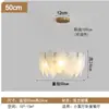Nuevo Candelabro de Cristal de Lujo Ligero Estilo Francés para Sala de Estar, Iluminación LED Moderna Minimalista de Moda para Dormitorio Principal y Comedor