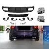 Adequado para Lábio Traseiro e Ponteira de Escape da Classe A Mercedes-Benz W176 Kit de Carroceria Pequena para Modificação e Upgrade Lábio Traseiro A4Mg e Ponteira de Escape Preta