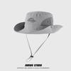 Sombrero de Pescador Protector Solar de Montaña para Hombre Verano Exterior Secado Rápido Transpirable Sombrero para el Sol Sombrero Fino de Pesca Sombrero para Senderismo Montañismo para Mujer
