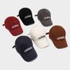 Gorra de béisbol retro informal de cuatro estaciones COLO para hombres y mujeres, versión coreana de la gorra de pico de pato pequeña con parte superior suave y cara cepillada con bordado de letras