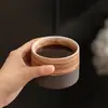 Caneca de café reta de cerâmica grossa xícara de chá doméstica retrô xícara de água para chá pessoal copo de cola de escritório copo de latte copo de café da manhã