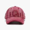 Gorra de Béisbol para Hombre con Bordado de Parche de Letra Estilo Europeo y Americano Desgastado, Gorra de Pico de Pato Lavada para Mujer de Techo Suave para Exteriores con Protección Solar