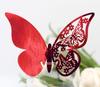 Pegatinas de pared de mariposa 3D AliExpress tarjeta hueca para boda cartón para asiento láser de fábrica en stock venta al por mayor
