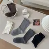 Meias de renda com bolinhas para mulheres, meias de cano médio, meias de algodão com bolinhas pequenas, meias pontilhadas de outono e inverno para combinar com sapatos de couro pequenos, meias femininas