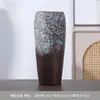 Horno Sensorial Avanzado Cerámica Cambiante Jarrón Cerámico Estilo Europeo y Americano Lujo Ligero Hogar Flor Artificial Flor Seca Adorno Floral Maceta Cerámica Vintage Adornos Decorativos