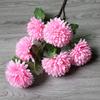 Flores Artificiais, Crisântemo de 6 Cabeças, Flores de Seda, Flores Artificiais, Crisântemo Luxuoso para Decoração de Casa e Arranjo Externo, Venda Direta do Fabricante, Crisântemo de Tecido de Seda