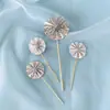 Adornos para pastel de Cenicienta abanico de papel girasol enchufe para hornear pequeños adornos de luna moño bronceado tarjeta para pastel