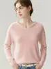 Suéter con Capucha Casual Reductor de Edad 100% Cachemira Pura para Mujer Holgado con Capucha Sudadera de Punto Pulóver Capa Base Venta al por Mayor