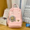Mochila Casual Versátil de Moda Transfronteriza Nueva Mochila de Gran Capacidad Portátil Mochila Escolar para Estudiante de Secundaria y Preparatoria Femenina