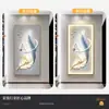 Pintura Decorativa de Entrada Moderna Simple Entrada Sala de Estar Pasillo Pasaje Pintura Colgante Pluma LED de Gama Alta Pintura al Óleo Venta al por Mayor
