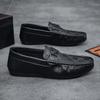 Zapatos Doug Zapatos de Hombre Verano Nuevo Gran Marca a Cuadros Zapatos Casuales de Hombre Estilo Británico Zapatos Holgazanes Slip-on Zapatos de Hombre