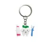 Llavero de Serie Médica de Dibujos Animados Más Vendido Transfronterizo Colgante Portallaves de Coche Pequeño de Caucho Suave PVC Regalo para el Día de las Enfermeras